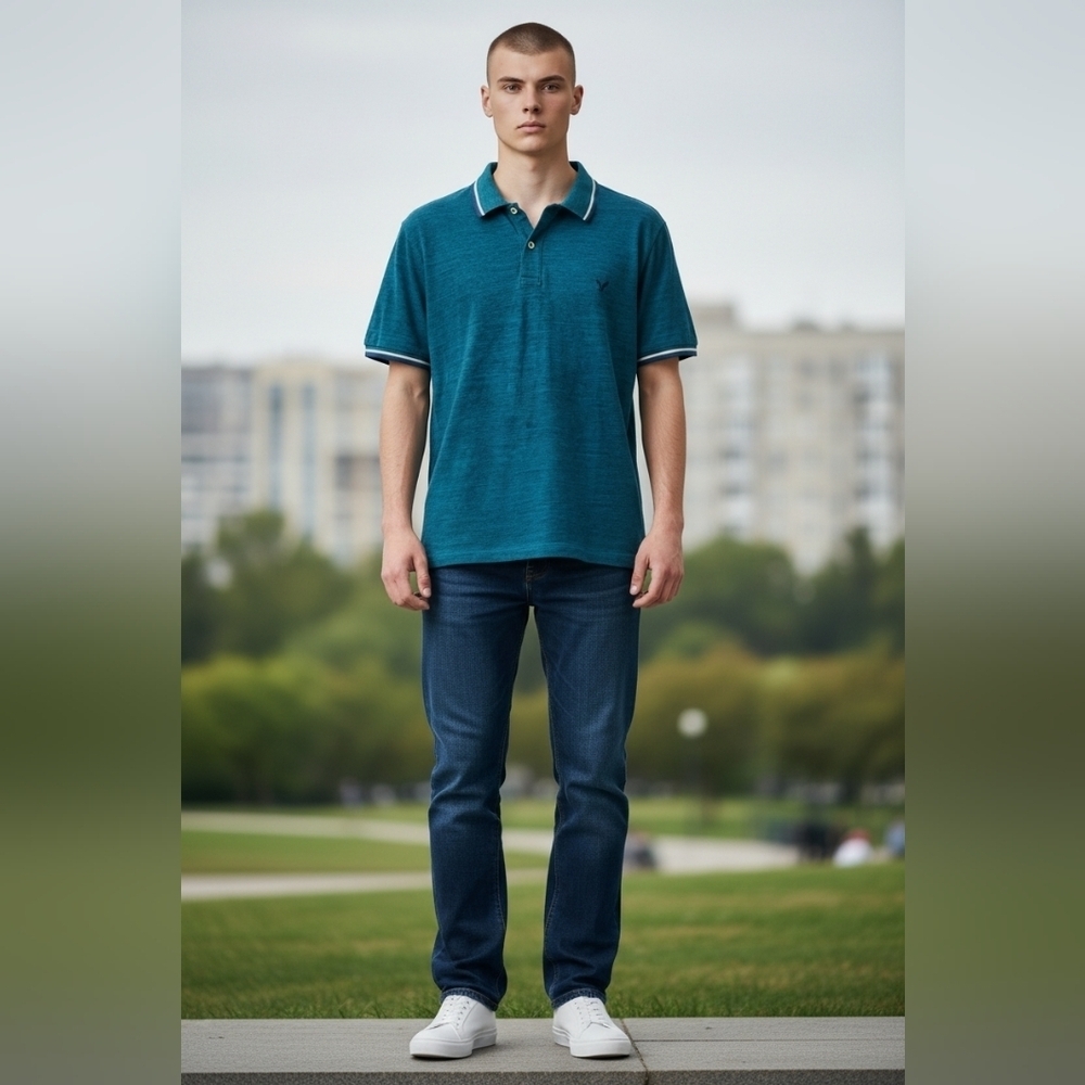 american eagle Men's XL Classic Fit Flex Casual Shirt